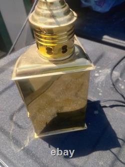 Port & Starboard Lanterns, Antique Brass Finish, Nautical Lamps, Ship Lights