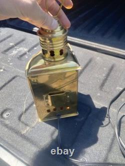 Port & Starboard Lanterns, Antique Brass Finish, Nautical Lamps, Ship Lights