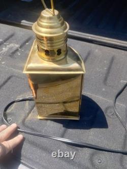 Port & Starboard Lanterns, Antique Brass Finish, Nautical Lamps, Ship Lights