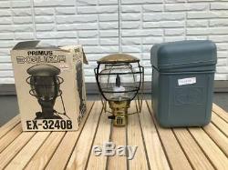 Primus Exquiza 3240b Gas Lantern Brass Boxed Vintage Gas Lamp Super Rare! Jpn