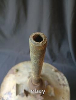 RARE Antique Industrial Gas Arc Lamp Frame 1890s Hanging Depot Lantern Steampunk