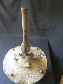 RARE Antique Industrial Gas Arc Lamp Frame 1890s Hanging Depot Lantern Steampunk