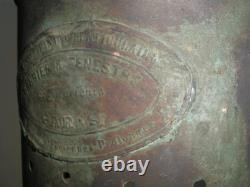 RARE Antique Maritime French Lantern Barbier & Fenestre Paris Inc. Copper