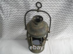 RARE Antique Maritime French Lantern Barbier & Fenestre Paris Inc. Copper