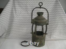 RARE Antique Maritime French Lantern Barbier & Fenestre Paris Inc. Copper