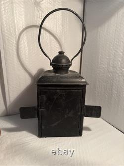 RARE Antique Vintage Ship Bow Light Lantern marine candle steampunk boat pier