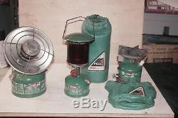 RARE Coleman Model 519 Easi-Lite Heater, Easi-Lite Lantern and Easi-lite Stove +