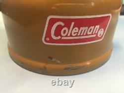 RARE Vintage 12 1973 Coleman Gold Bond 228H Lantern Working Nice Condition