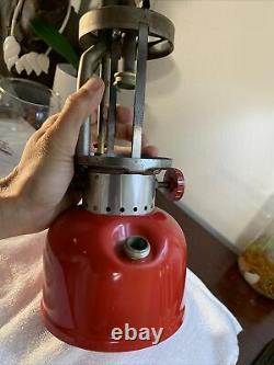RED COLEMAN Model 200a LANTERN 2/68 Vintage Beautiful Shape RARE Made In USA