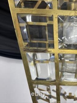 RESTORED Antique Vtg Arts & Crafts Deco Hall Light Pendant Hanging Porch Lantern