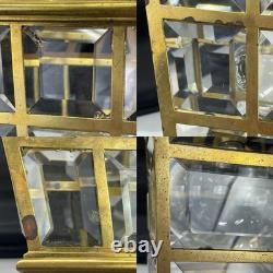 RESTORED Antique Vtg Arts & Crafts Deco Hall Light Pendant Hanging Porch Lantern
