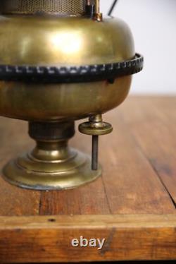 Railroad Lantern Oil Lamp Country Store hanging Light vintage brass Antique