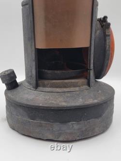 Rare ANTIQUE The ADLAKE Co. NON-SWEATING RED LENSE RR RAILROAD LAMP LANTERN