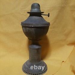 Rare Antique 1880 Hitchcock Wind Up Kerosene Lamp Lantern parts Repair Restore