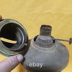 Rare Antique 1880 Hitchcock Wind Up Kerosene Lamp Lantern parts Repair Restore