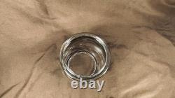 Rare Antique Embossed W MFG Co. Warren O. Lantern Globe Clear Glass Ohio