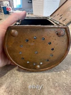 Rare Antique English Copper Masthead Ship Lantern c1900-1925 Nautical Light