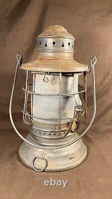 Rare Antique Maritime Kerosene Lantern US Battleship / Blackout Lamp WWI WWII