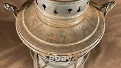 Rare Antique Maritime Kerosene Lantern US Battleship / Blackout Lamp WWI WWII