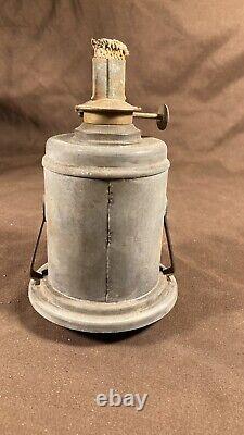 Rare Antique Maritime Kerosene Lantern US Battleship / Blackout Lamp WWI WWII