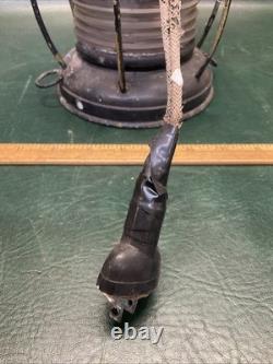 Rare Antique Perkins Marine Lamp Corp. Brooklyn NY Marine Lantern