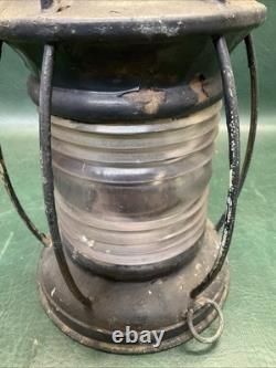 Rare Antique Perkins Marine Lamp Corp. Brooklyn NY Marine Lantern