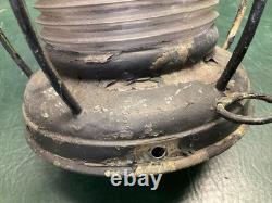 Rare Antique Perkins Marine Lamp Corp. Brooklyn NY Marine Lantern