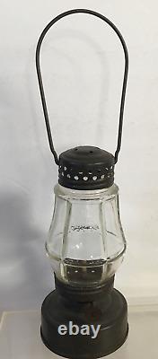 Rare Antique Perko Wonder Junior Skater's Kerosene Lantern With Original Globe