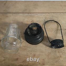 Rare Antique Perko Wonder Junior Skater's Kerosene Lantern With Original Globe