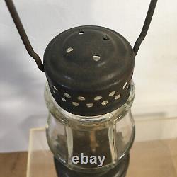 Rare Antique Perko Wonder Junior Skater's Kerosene Lantern With Original Globe