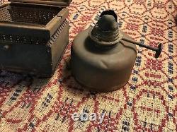 Rare Antique Tin Skater's Lantern Lamp Holmes, Booth & Hayden's Waterbury Ct