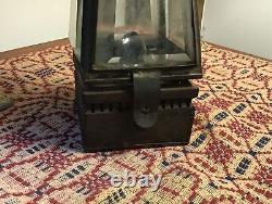 Rare Antique Tin Skater's Lantern Lamp Holmes, Booth & Hayden's Waterbury Ct
