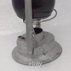 Rare Antique Tin Tubular S. G. & L. Co Lever Lift No. 0 Lantern Red GlassGlobe