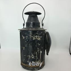 Rare Antique Vintage Adlake Non-Sweating Railroad Lantern Chicago +Original Tank