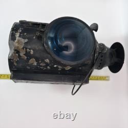 Rare Antique Vintage Adlake Non-Sweating Railroad Lantern Chicago +Original Tank