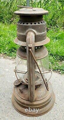 Rare Antique Vintage NIER FEUERHAND NR 280 Oil Lantern Germany Railroad Original