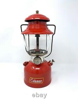 Rare Coleman 200a Bright Red Lantern July 1961 Original Box Excellent Condition