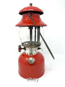 Rare Coleman 200a Bright Red Lantern July 1961 Original Box Excellent Condition