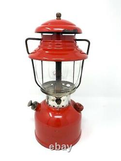 Rare Coleman 200a Bright Red Lantern July 1961 Original Box Excellent Condition