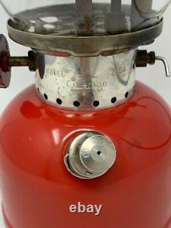 Rare Coleman 200a Bright Red Lantern July 1961 Original Box Excellent Condition