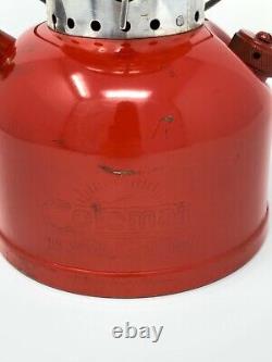 Rare Coleman 200a Bright Red Lantern July 1961 Original Box Excellent Condition