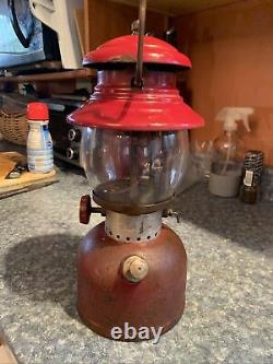 Rare Coleman Model 200A Burgundy Dated 10/61