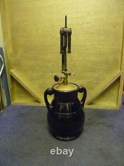 Rare Coleman No. 150 Match-generating Gas Lantern In Ceramic Basepat. Apl'd For