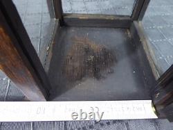 Rare Old Antique primitive Wooden Candle Lantern 18th 19th century Wood Lantern