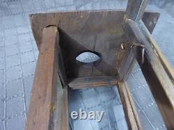Rare Old Antique primitive Wooden Candle Lantern 18th 19th century Wood Lantern