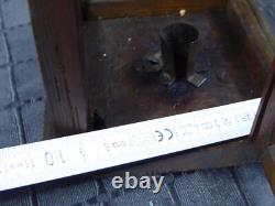 Rare Old Antique primitive Wooden Candle Lantern 18th 19th century Wood Lantern