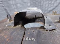 Rare Old Antique primitive Wooden Candle Lantern 18th 19th century Wood Lantern