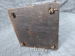 Rare Old Antique primitive Wooden Candle Lantern 18th 19th century Wood Lantern