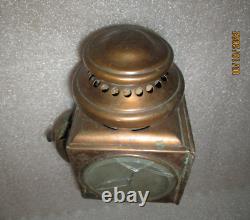 Rare Original E & J Carriage Lantern Pat. 1908 Antique Vintage Lamp For Parts