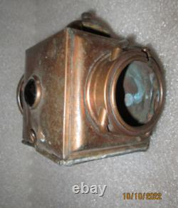 Rare Original E & J Carriage Lantern Pat. 1908 Antique Vintage Lamp For Parts